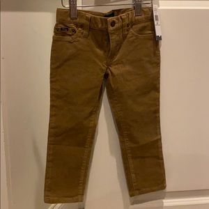 NWT Ralph Lauren boys corduroy pants, size 2T.